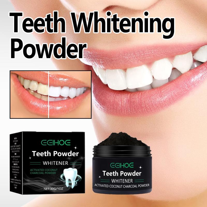 Teeth Whitening With Baking Soda - 치아 미백 파우더 숯/베이킹 소다 치아
