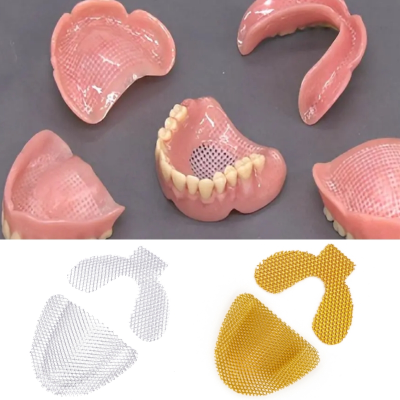 Teeth Whitening Trays - 20개입 상하악 틀니 보강 메쉬 구개