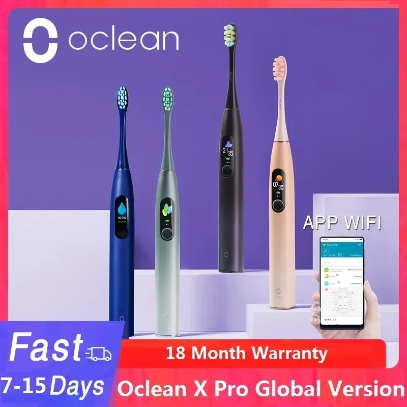 Teeth Whitening App - 오클린 X 프로 음파 전동 칫솔