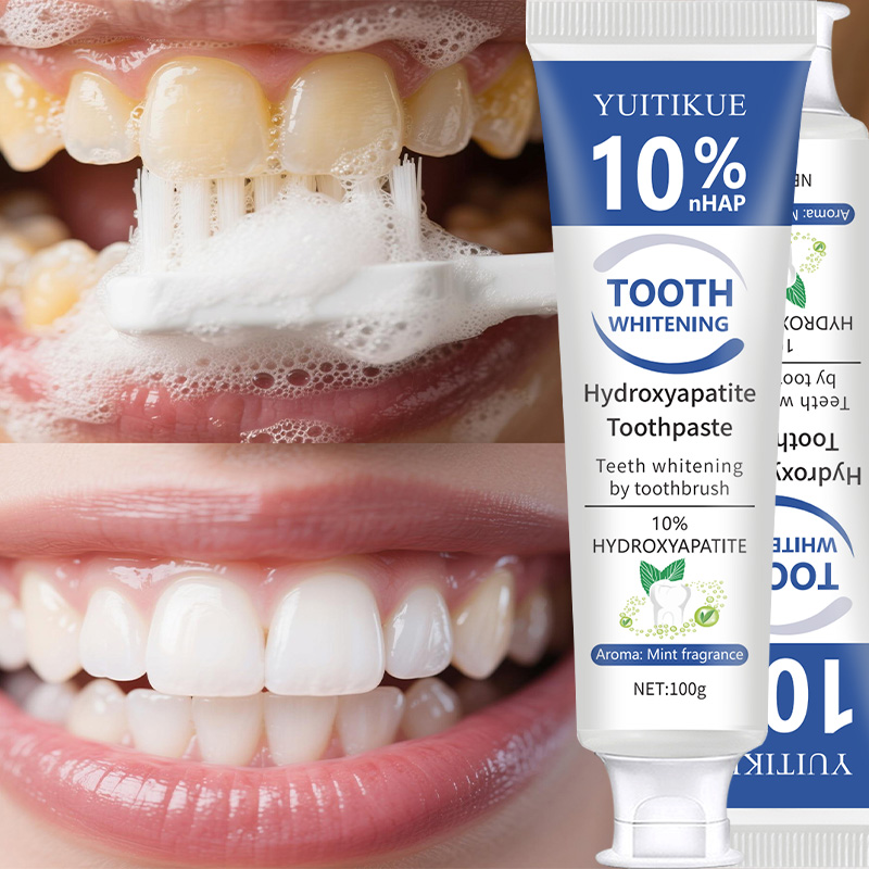 Teeth Whitening Cream - YUITIKUE 10% NHAP 하이드록시아파타이트 치약 100g