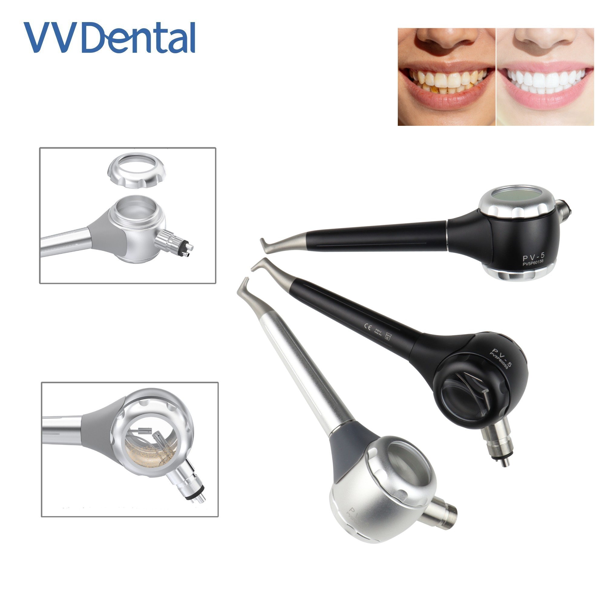 Teeth Whitening China - VV 치과용 2/4홀 치아 미백 샌드블라스팅