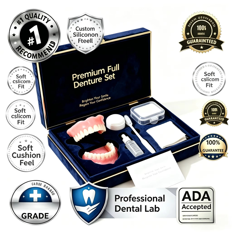 Teeth Whitening Veneers - 천연 화장품 치아 보철 키트, 사실적인
