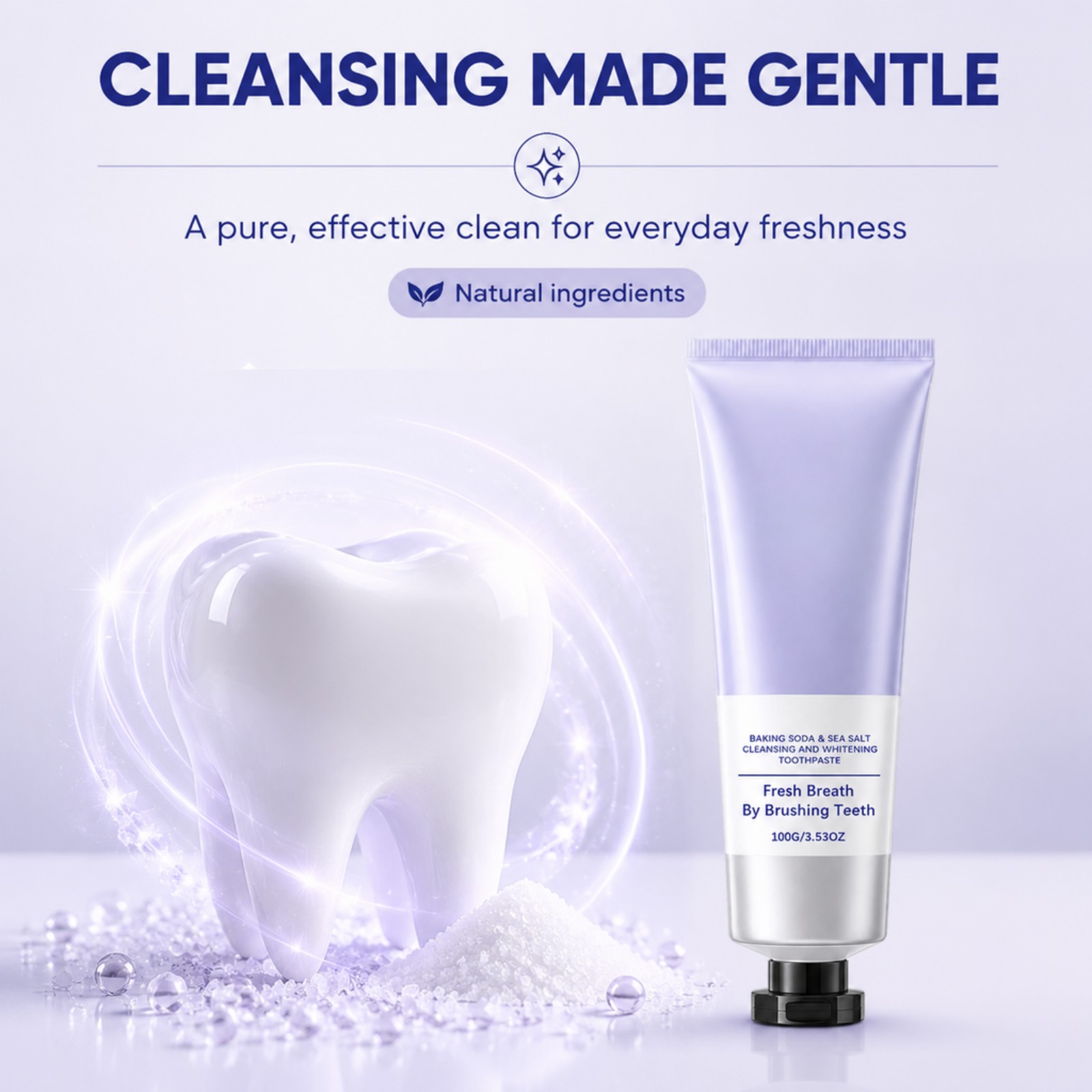 베이킹소다 해염 치약 딥 클린 상쾌한 숨결 표면 얼룩  - Teeth Whitening With Baking Soda 리뷰 및 가격