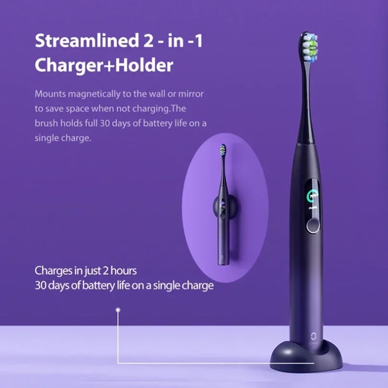 오클린 X 프로 음파 전동 칫솔 미백 치아 진동기 무선 - Teeth Whitening App 리뷰 및 가격