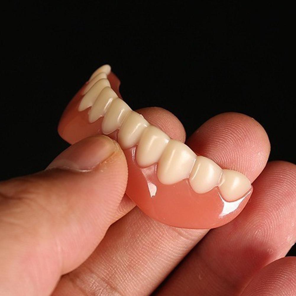 새로운 가짜 치아 실리콘 상하 틀니 완벽한 웃음 틀니  - Teeth Whitening Veneers 리뷰 및 가격