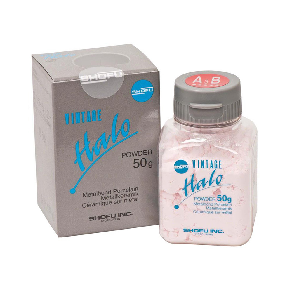치과 금속 분말 Shofu 빈티지 헤일로 분말 50g  - Teeth Whitening China 리뷰 및 가격