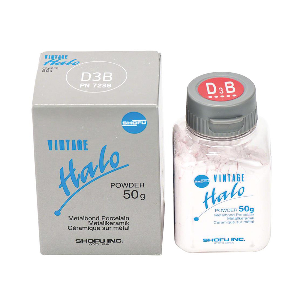 치과 금속 분말 Shofu 빈티지 헤일로 분말 50g  - Teeth Whitening China 리뷰 및 가격