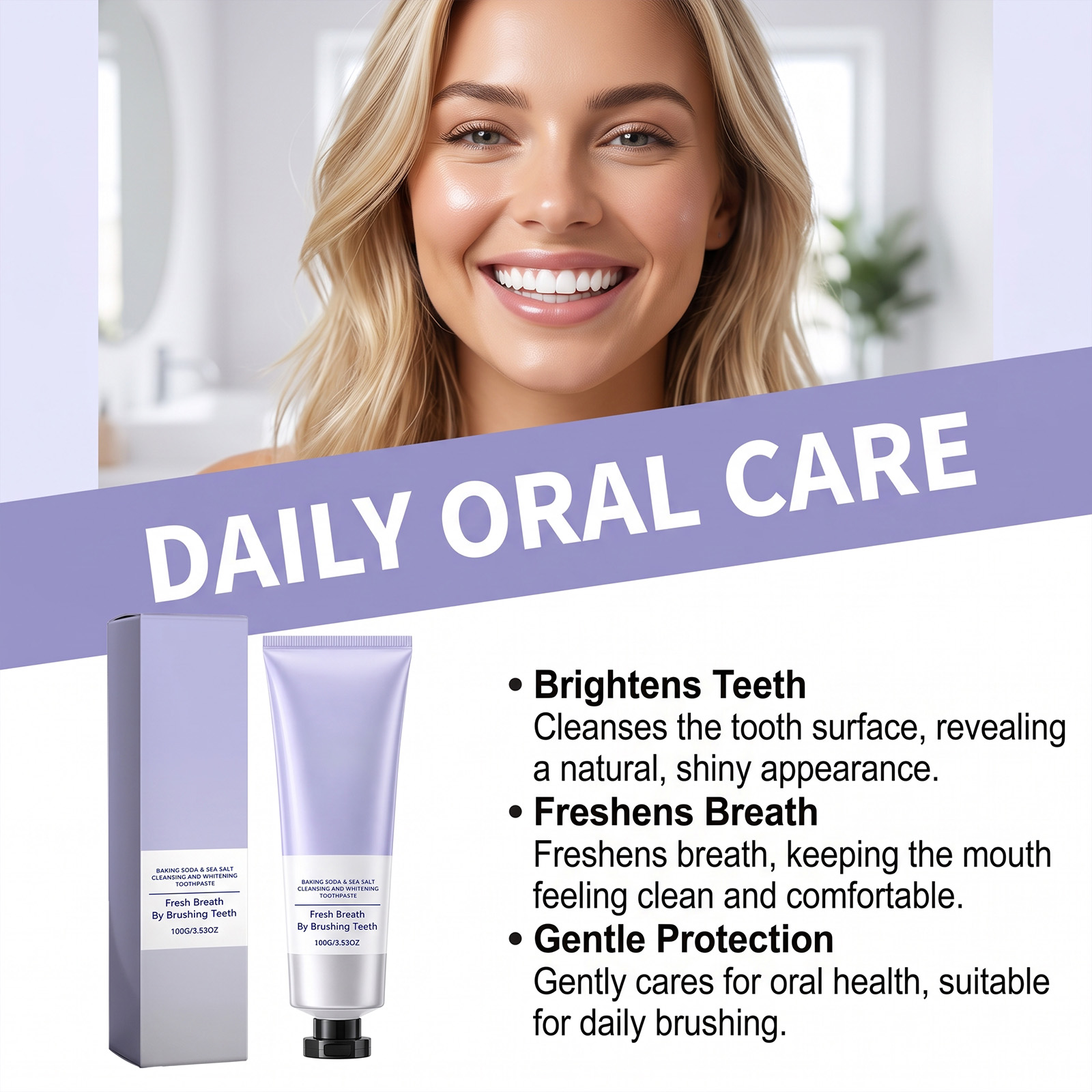 바다 소금 미백 치약 베이킹 소다 얼룩 제거 마일드 폴 - Teeth Whitening With Baking Soda 리뷰 및 가격