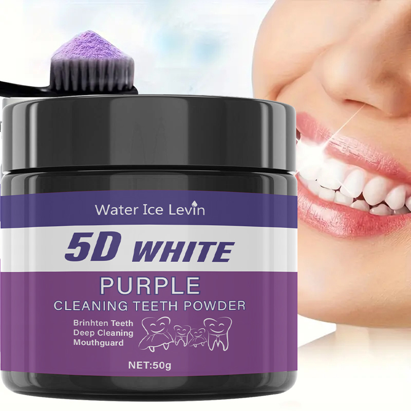 5D 화이트 퍼플 클리닝 치약 파우더. 민트 펄 에센스 - Teeth Whitening With Baking Soda 리뷰 및 가격