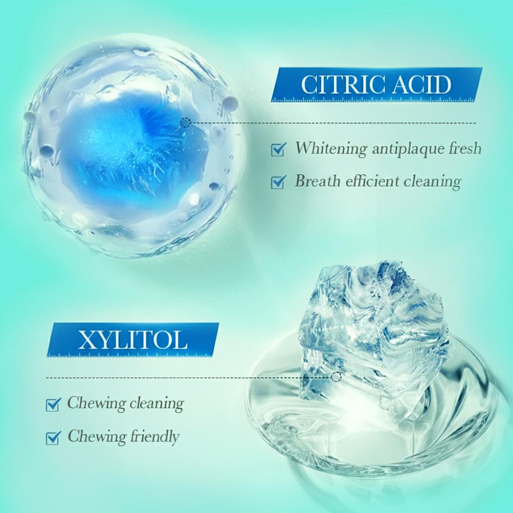 30개입 고체 치약 타블렛 치아 미백 츄어블 구강청결제 - Teeth Whitening Cream 리뷰 및 가격
