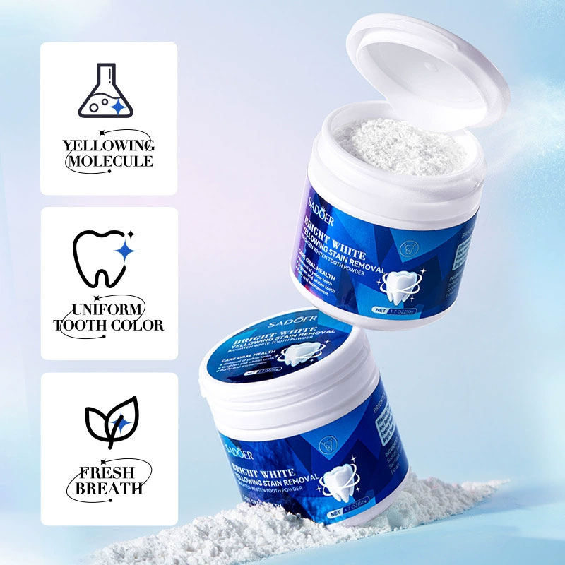 치아 미백 파우더 표백 노란색 치아 얼룩 플라크 제거  - Teeth Whitening With Baking Soda 리뷰 및 가격