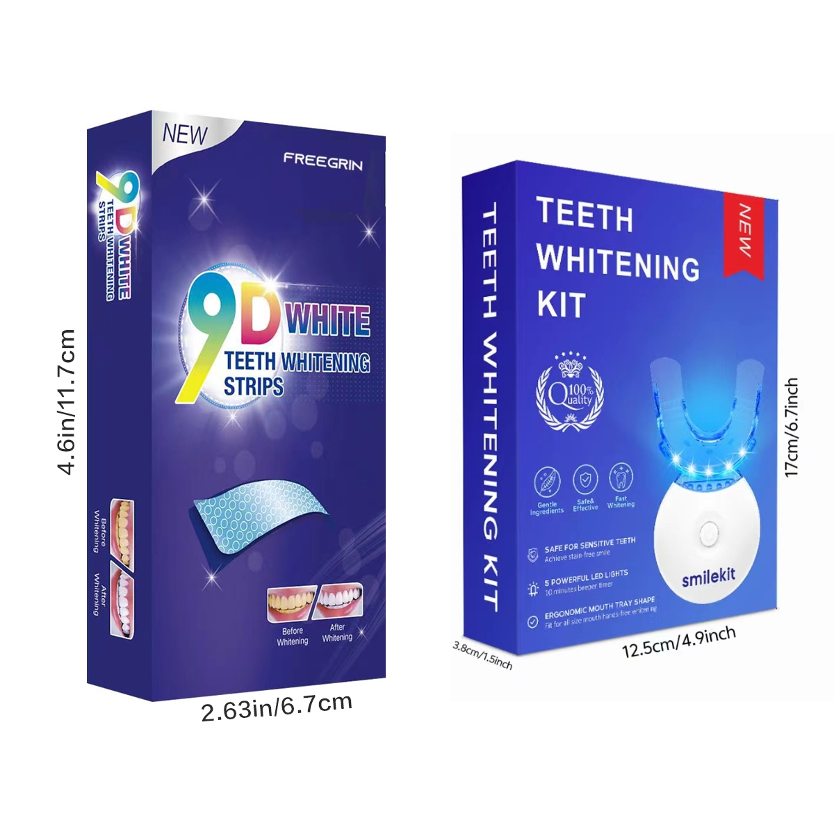 치아 미백 키트 - LED 조명 치아 미백제 5개, 마 - Teeth Whitening Cream 리뷰 및 가격