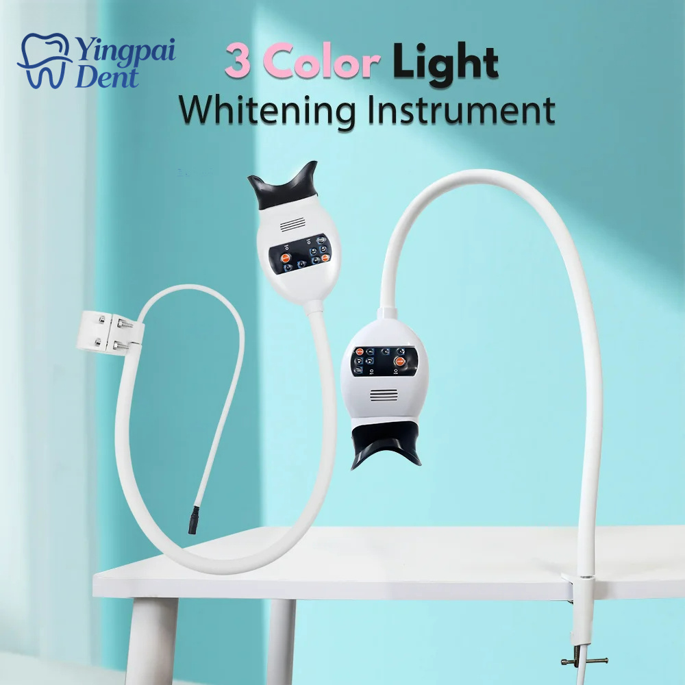 조절 가능한 3색 LED 치아 미백 촉진기 치과용 냉광 - Teeth Whitening China 리뷰 및 가격