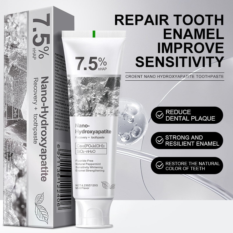7.5% 하이드록시아파타이트 프로바이오틱 미백 치약 에 - Teeth Whitening Cream 리뷰 및 가격