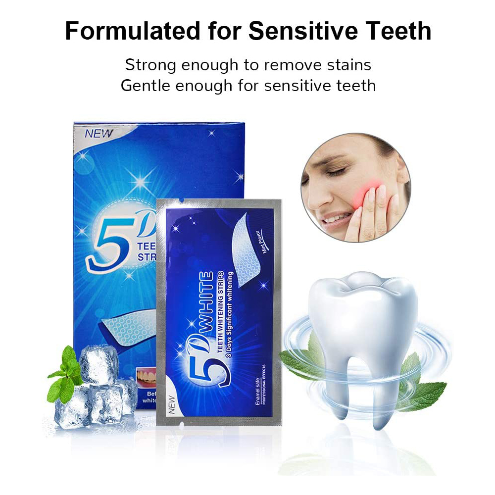 5D 화이트 치아 미백 스트립 미백 젤 화이트 스트립  - Teeth Whitening App 리뷰 및 가격