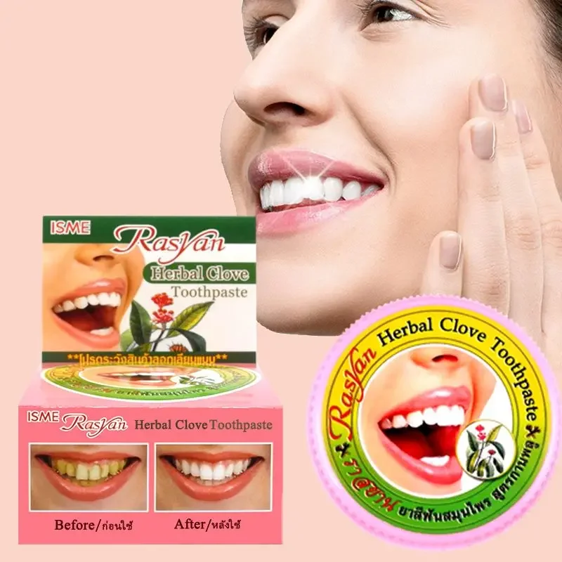 태국산 클로브/코코넛 치약 가루, 치석 제거, 미백,  - Teeth Whitening China 리뷰 및 가격