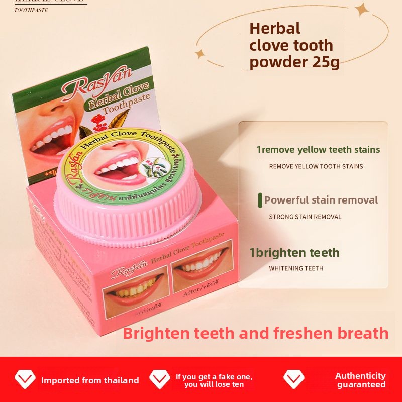 태국산 클로브/코코넛 치약 가루, 치석 제거, 미백,  - Teeth Whitening China 리뷰 및 가격