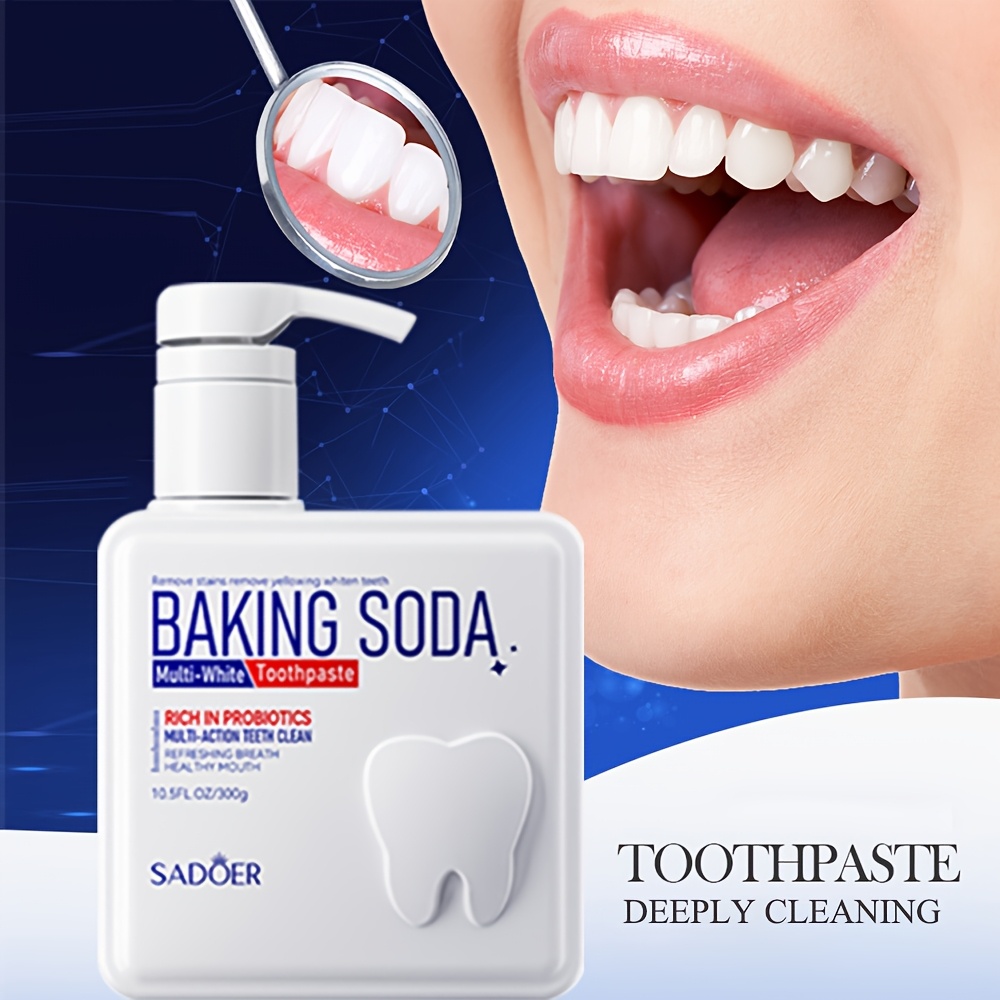 클렌징 베이킹 소다 프로바이오틱 펌프 치약, 딥 클리닝 - Teeth Whitening With Baking Soda 리뷰 및 가격