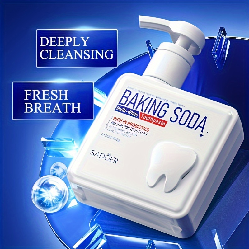 클렌징 베이킹 소다 프로바이오틱 펌프 치약, 딥 클리닝 - Teeth Whitening With Baking Soda 리뷰 및 가격